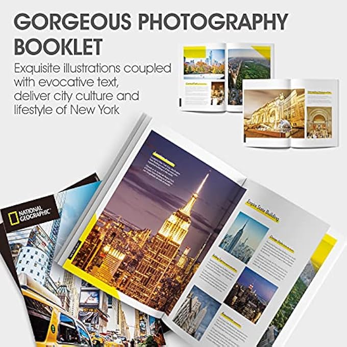 NATIONAL GEOGRAPHIC 3D PUZZLES NEW YORK MANSION MODEL KITS, THE EMPIRE STATE BUILDING, WITH A BOOKLET, 771DS0977 - Image 3